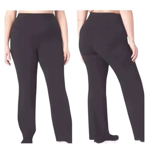 Lane Bryant V Sport By Venezia Black Stretch Pants  Womens Activewear 18/20 - Picture 1 of 11